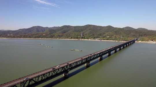 杭州钱江一桥两岸大全景