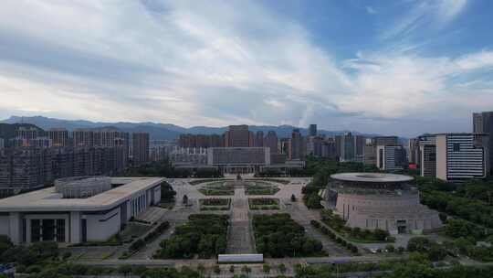 福建漳州城市建设财富中心航拍视频素材模板下载