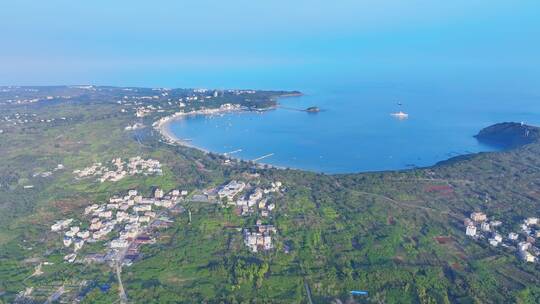 北海涠洲岛海岛风光全景