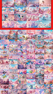 梦幻童话卡通动画仙境儿童节背景萌系奇幻高清在线视频素材下载