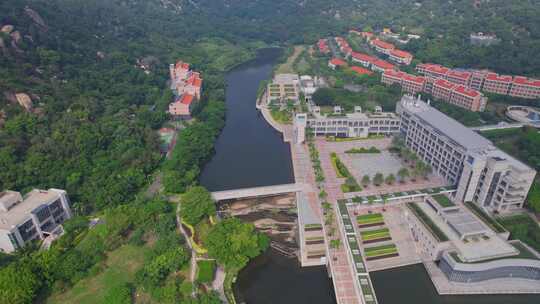 航拍厦门国家会计学院