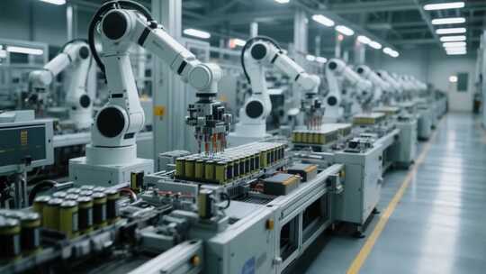 工厂自动化机械臂生产线