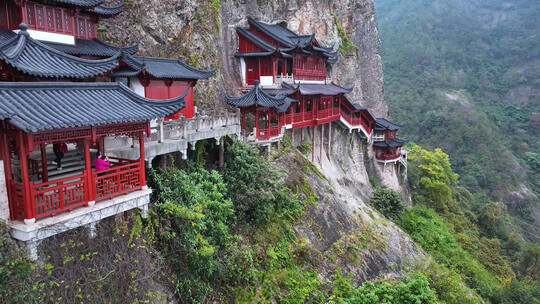 建德大慈岩江南悬空寺航拍合集