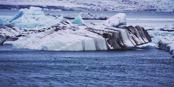 冰岛、冰川、Jokulsarlon、泻湖