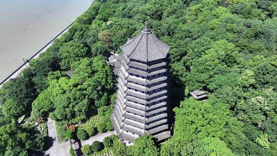 钱塘江 六和塔 杭州地标 古建