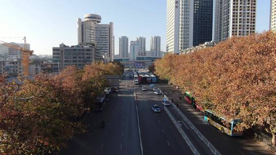 航拍贵州贵阳城市宣传片地标建筑