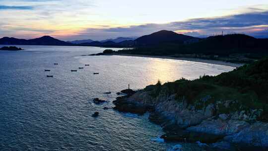 广东阳江海陵岛旅游风光航拍