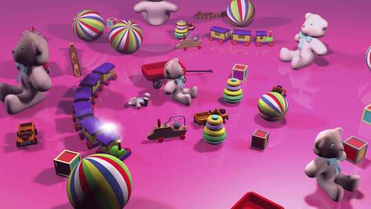 61儿童卡通梦幻背景素材