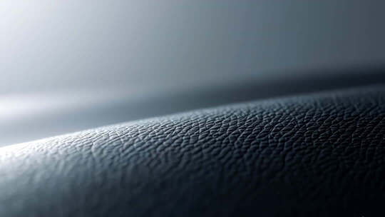 黑色皮革材质特写展示