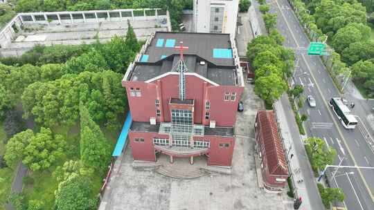 上海市基督教吴淞堂视频素材模板下载