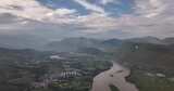 云南怒江河畔大山风光高清在线视频素材下载