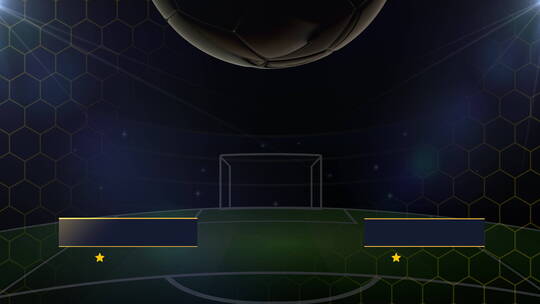 足球队比赛标牌动画视频素材模板下载