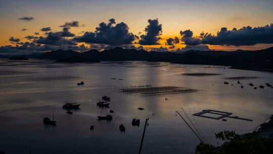 霞浦东壁绝美日落时刻