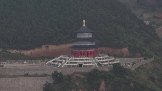 洛阳灵山寺观音佛像航拍