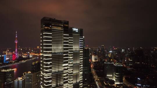 上海北外滩来福士夜景