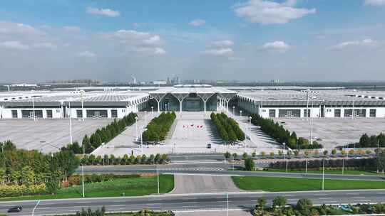 航拍天津国家会展中心