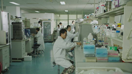 医药化学实验室场景实拍素材视频素材模板下载