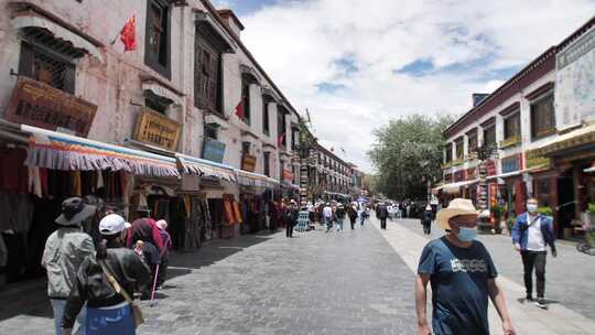 西藏拉萨 八廓街景