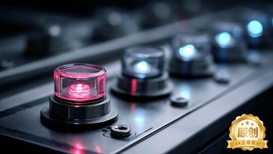 警示灯光闪烁报警科技感十足