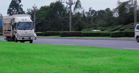 4K高清实拍道路交通车流