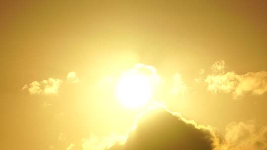 天空太阳云层阳光日出实拍黄昏日落夕阳晚霞