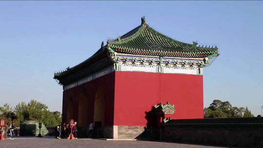 北京天坛公园里的中式建筑(4)