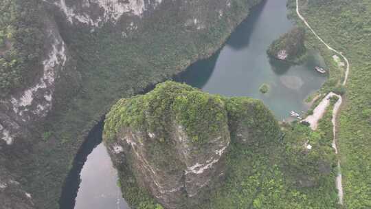 河池小三峡景区航拍