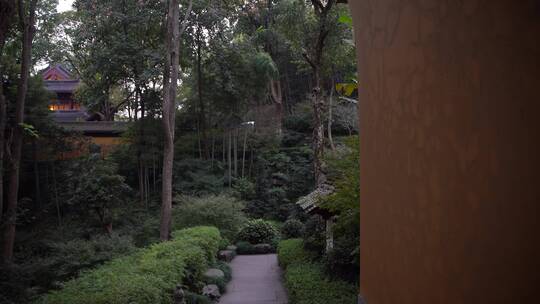 杭州飞来峰永福寺禅院风景