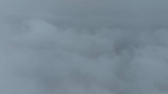 东白山雪后风车云海风光4K视频素材模板下载