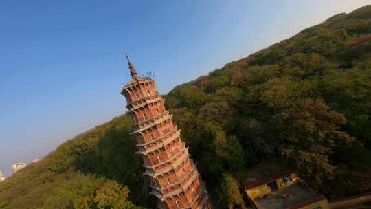 武汉宝通禅寺洪山宝塔穿越机fpv航拍