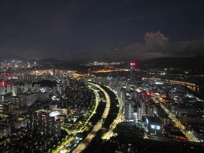 深圳夜景空镜