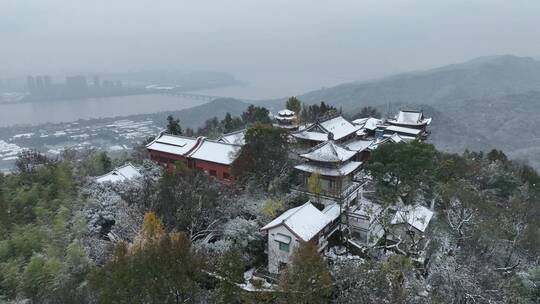 杭州玉皇山大雪