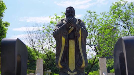 烧香祭奠孔子