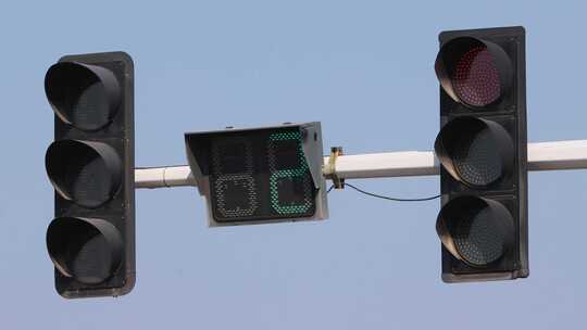 红绿灯交通信号灯倒计时合集视频素材模板下载
