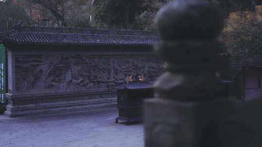 新昌大佛寺大悲寺视频素材模板下载