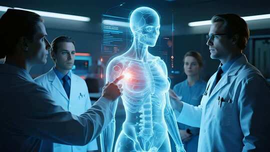 医生节未来医疗科技概念视频