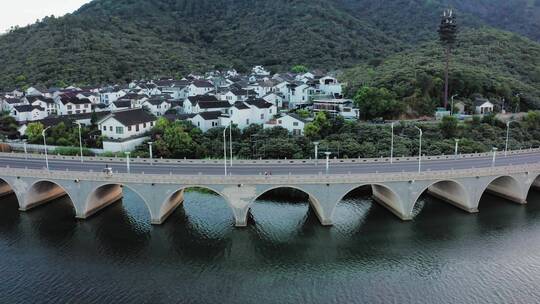 航拍苏州岱心湾大桥