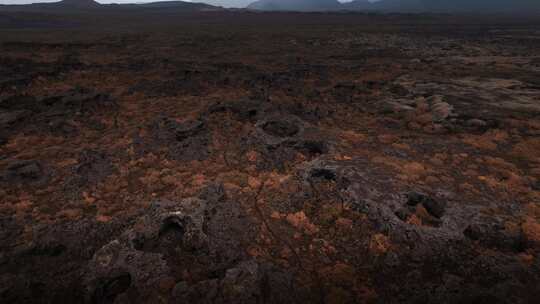 火山岩石，植被，冰岛，山脉