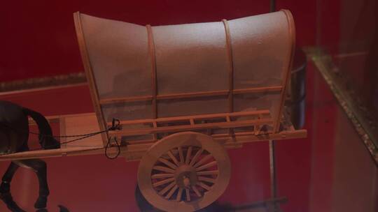 玩具模型中国古代马车模型战车汉代马车