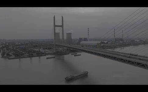 闵浦大桥航拍15（4K/50fps/灰档/降噪）