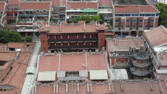 航拍福建泉州古城