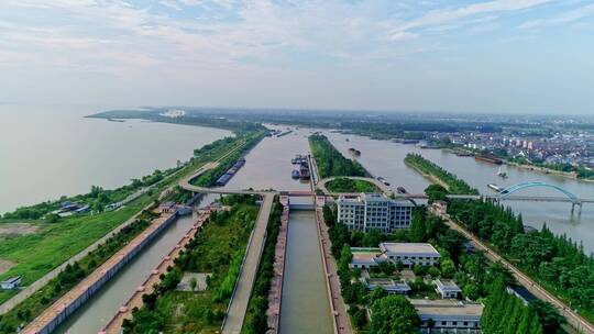 扬州京杭大运河邵伯船闸