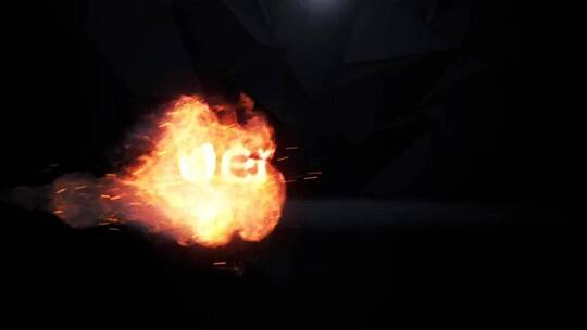 火焰燃烧logo演绎AE模板AE视频素材教程下载