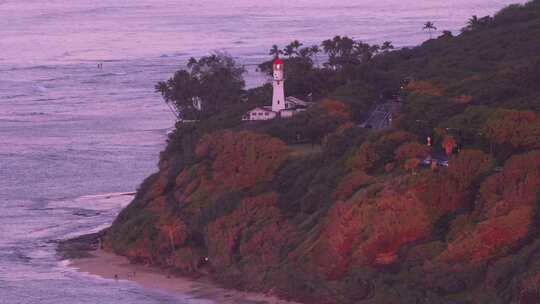 山，海岸，海洋，灯塔