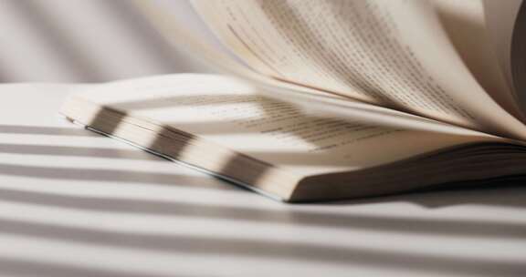 书本 翻书 文艺 唯美读书