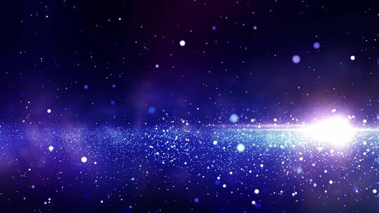 蓝紫色深空螺旋状星系闪光舞台背景