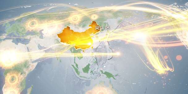 双鸭山尖山区地图辐射世界覆盖全球 11