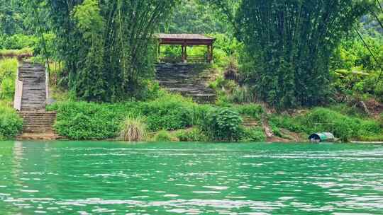 青山绿水江河流域美丽风景