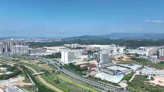 中新广州知识城航拍黄埔高新技术产业园区