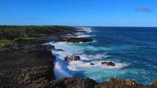 壮观大气大海海浪波涛汹涌